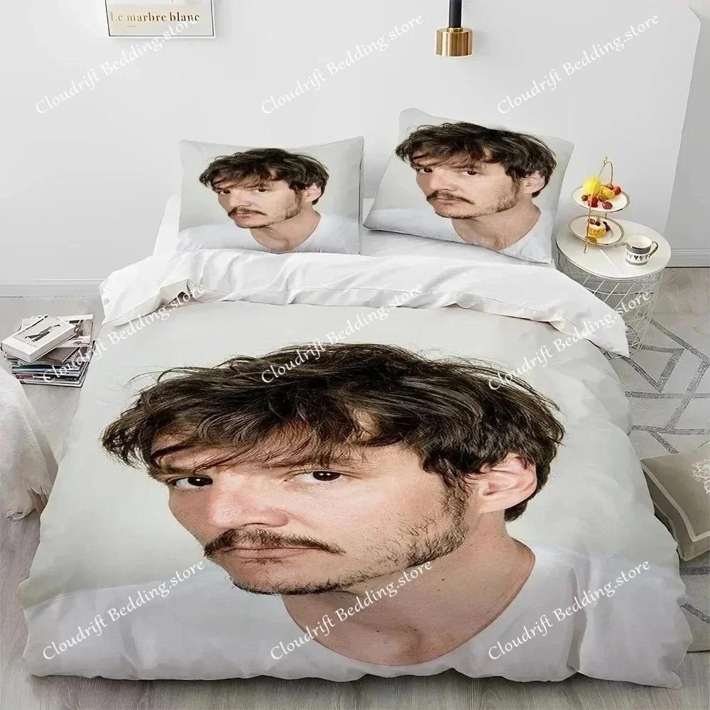 Jose Pedro Balmaceda Pascal Photo Bedding Set Pillowcase Comforter King Queen Size Boys Adult Duvet Cover Bed Set026