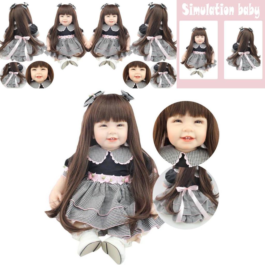 Npk Cute Smiling Face Realistic Baby Doll For Pretend Play And Girls' Gifts
