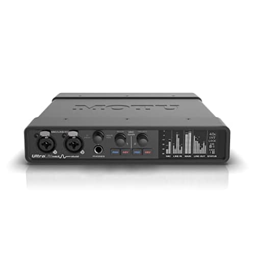 MOTU UltraLite Mk5 18-in, 22-out USB-C Audio Interface, Digital Mixer and AD/DA Converter, USB-DAC, Game Streaming Equipment, iPhone/iPad Compatible,