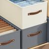 Oxford Cloth Storage Box Large Capacity Thickened Clothes Storage Organizer Foldable Drawer Style Drawer Organizer