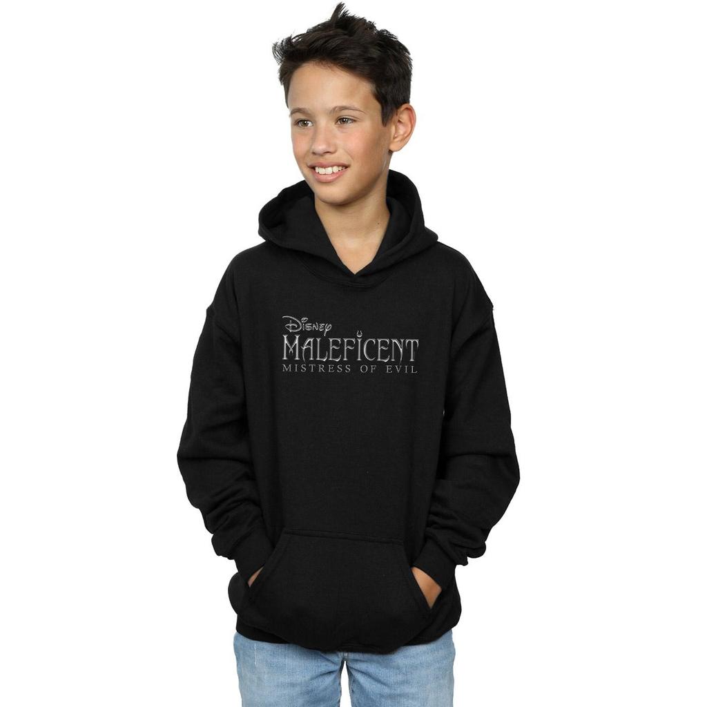 Disney Boys Maleficent Mistress Of Evil Logo Hoodie