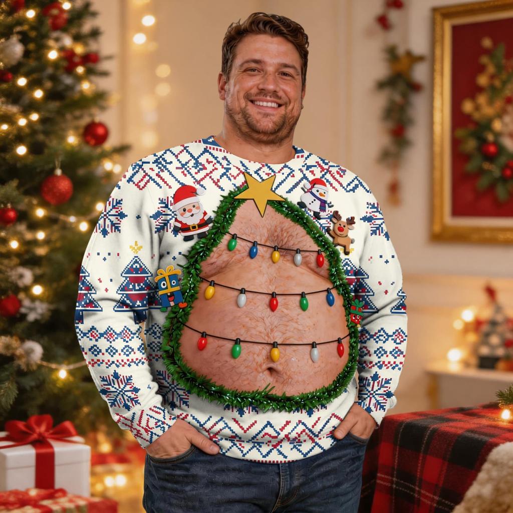 Men's Casual Lined Crewneck Sweatshirt Pullover for Fall and Winter Wear