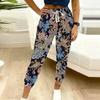 Sommer Damen Graffiti Trend Print Jogginghose Lockerer Schnitt Kordelzug Jogginghose Elastischer Bund Tägliche Lässige Hose