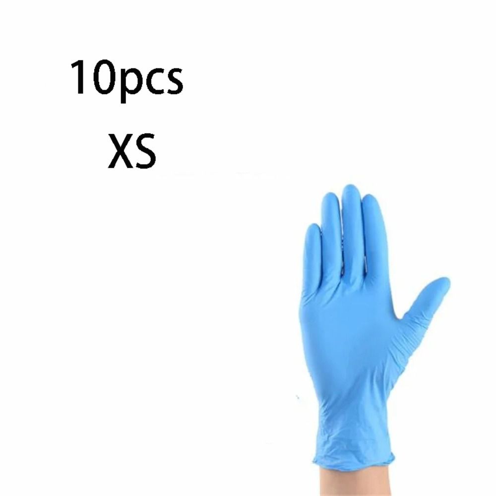 10pcs Kids Disposable Nitrile Gloves Children Latex Powder Free for Household Cleaning Crafting Painting Gardening Cooking Glove 3
