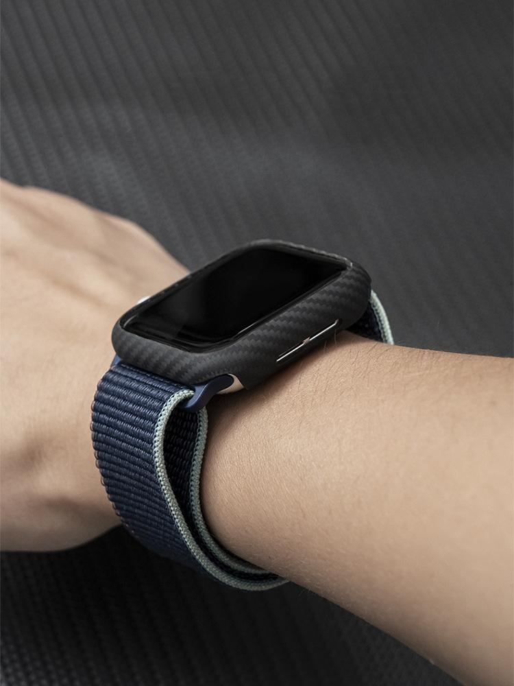 Cover For Apple watch case 45mm 41mm 44mm 40mm 42mm 38mm Accessories Carbon fiber Bumper Protector iWatch series 8 3 4 5 6 SE 7