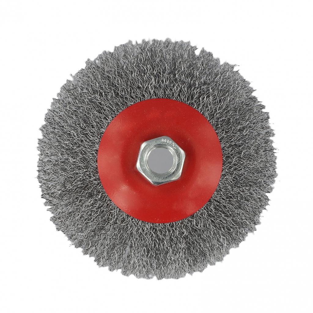 100mm / 4\" Wire Bevel Brush Crimped Deburring Descaling