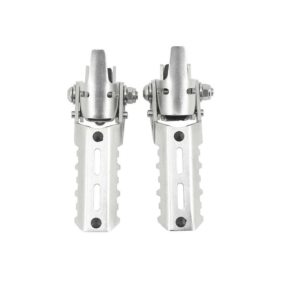 2pcs Motorcycle Front Foot Pegs Folding Footrests Clamps Modification Parts Compatible For Bmw R1250GS R1200 GS