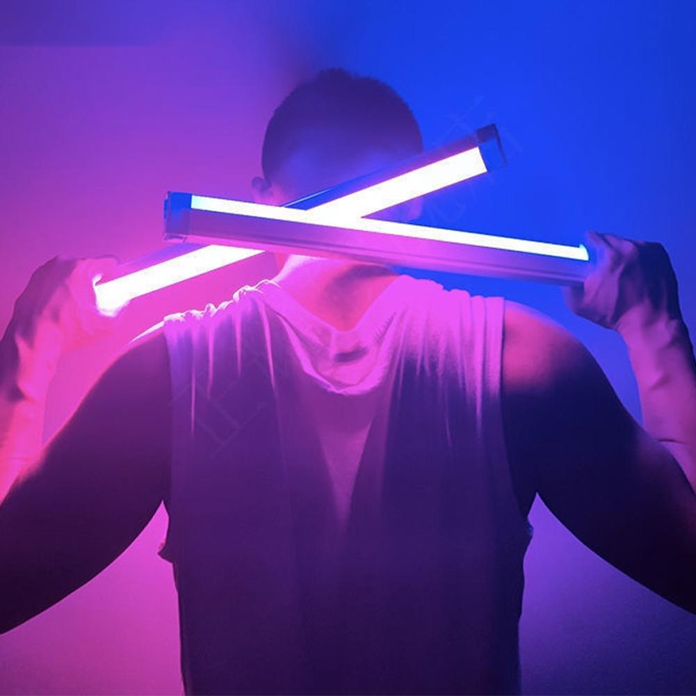 Handheld LED Night Lamps RGB Colorful Atmosphere Fill Light Rechargeable Bedroom Photography Selfie Lamp Lighting Room Decor