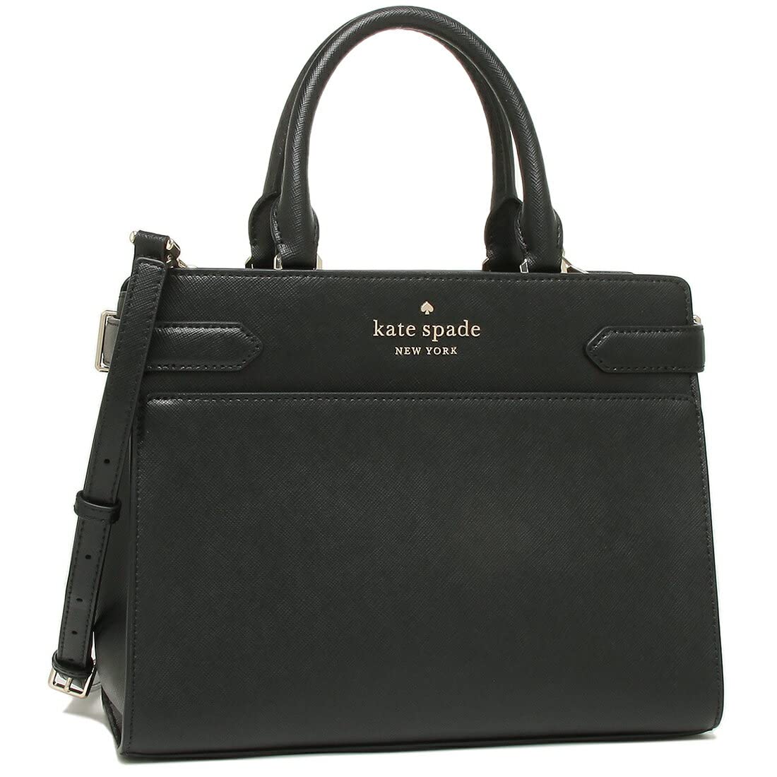 

Kate Spade Bag WKRU6951 Black Stacy Leather Medium Satchel [Kate Spade] (Handbag) Women s [Outlet Item] [Brand] [Item]