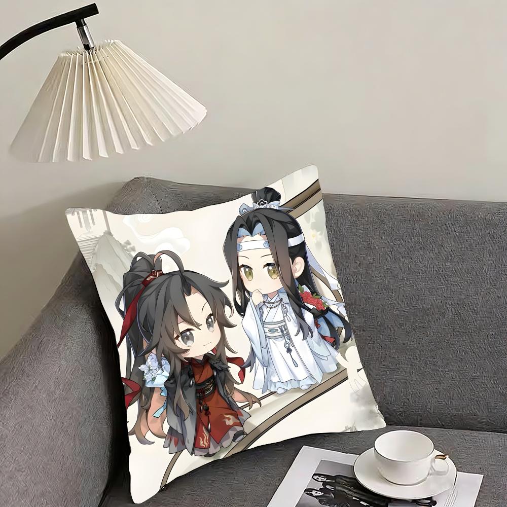 MMo DaoO ZZu Shi TV Series Cushion Cover Pillowcase Ultra Soft Skin Friendly Fabric Cloud Like Comfort Concealed Zipper