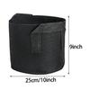 A84E-Fabric Pots Container, 10 Pack 3 Gallon Plant Grow Bags, Fabric Containers With Strap Handles For Potato