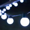 Outdoor Solar Lights White Bulbs String Lights For Garden Holiday Decoration Waterproof Camping String Lights Yard Decoration