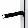 Waki Sangyo Pipe Bracket, Pirashell Series, for Hangers and Closets, Black, 32mm Hole Diameter X 300mm Length, WPS012N