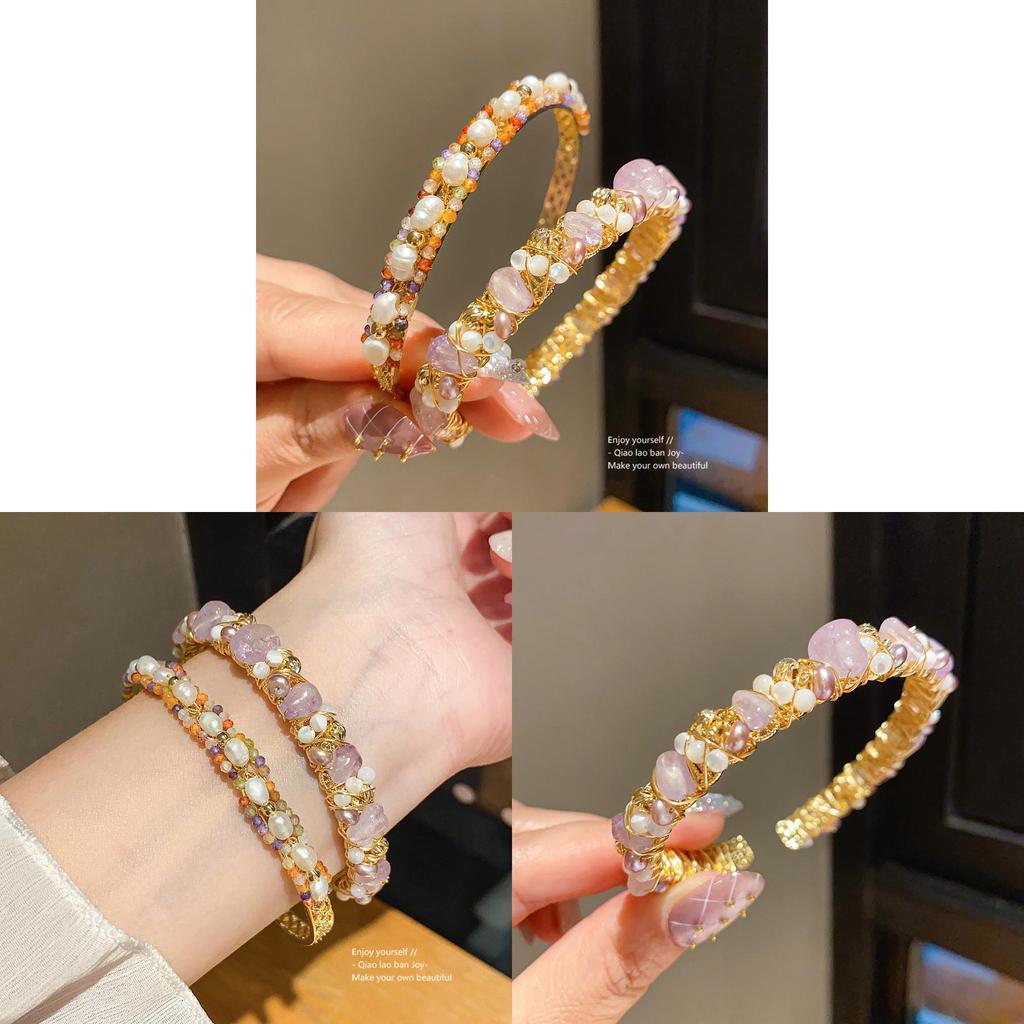 Vintage Palace Style Jewelry With 18k Gold Plated Zircon And Freshwater Pearl For Elegant Women
