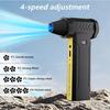 160000 RPM Electric Turbo Jet Fan High Speed Rechargeable Brushless Motor Powerful Dust Blower 60m/s Violent Fan