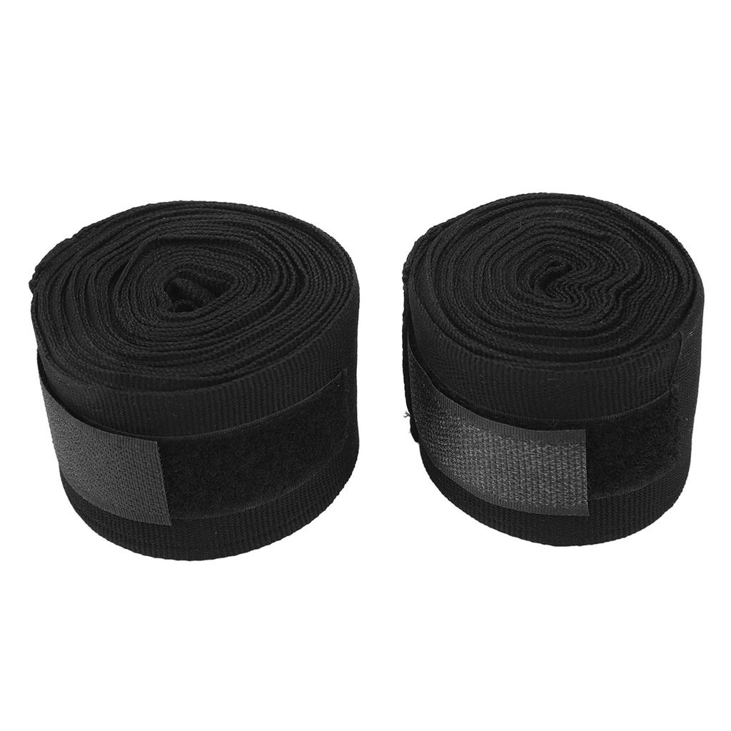 2pcs Boxing Handwraps Cotton 5m Quick Drying Semi Elastic Hook Design Sports Hand Wraps for Kickboxing Muay Thai