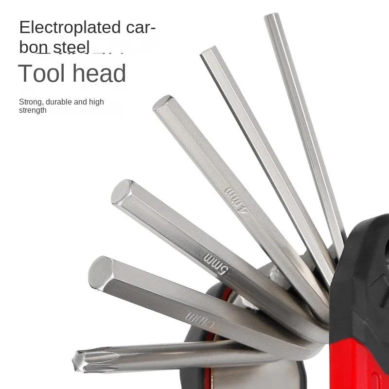Portable 16 In 1 Bicycle Multi Tool Screwdriver, Lightweight Hexagonal Screwdriver, Socket Wrench, Bicycle Repair Tool Supplies