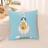 Easter Bunny Pillowcase Cushion Home Decor Office Bed Pillow Car Gift Decoration  Cover