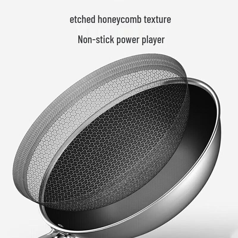 KOBACH 304 Stainless Steel Honeycomb Wok Set