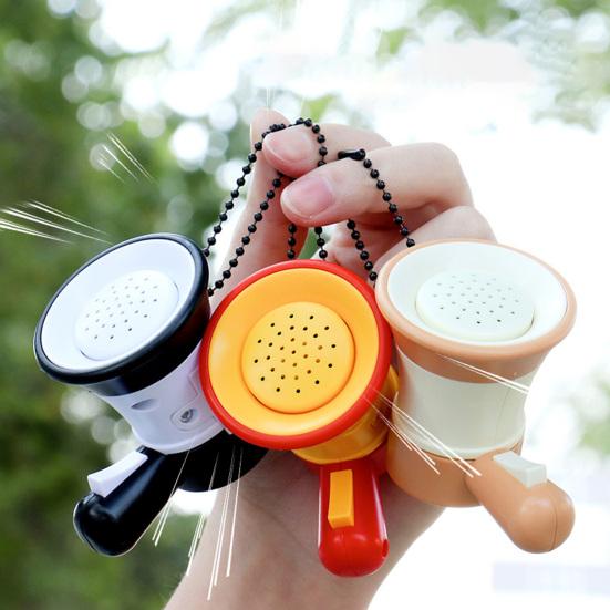 Mini Voice Recorder Keychain with Speaker Portable Loud Megaphone for Kids Bags Backpacks Charm Grab Machine Toy for Boys Girls