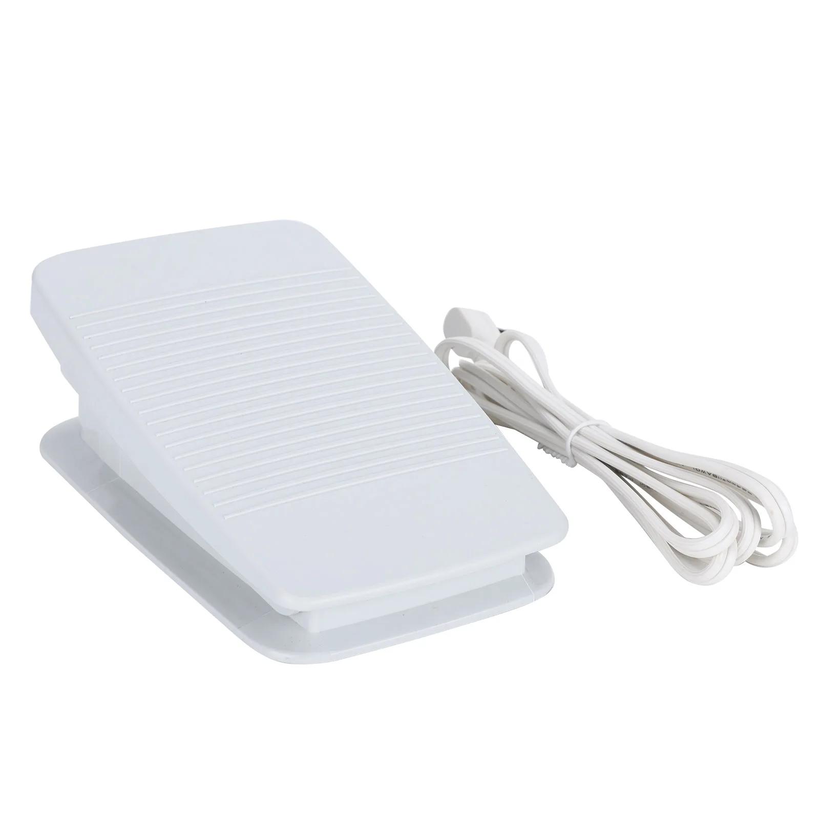 Контроллер ножной педали швейной машины, пластиковый многофункциональный шнур питания с одним отверстием белый