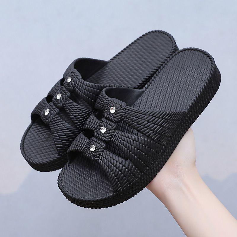 Ladies' Summer Slippers Thick Soled New Wear Resistant Daily Anti Slip Casual and Comfortable