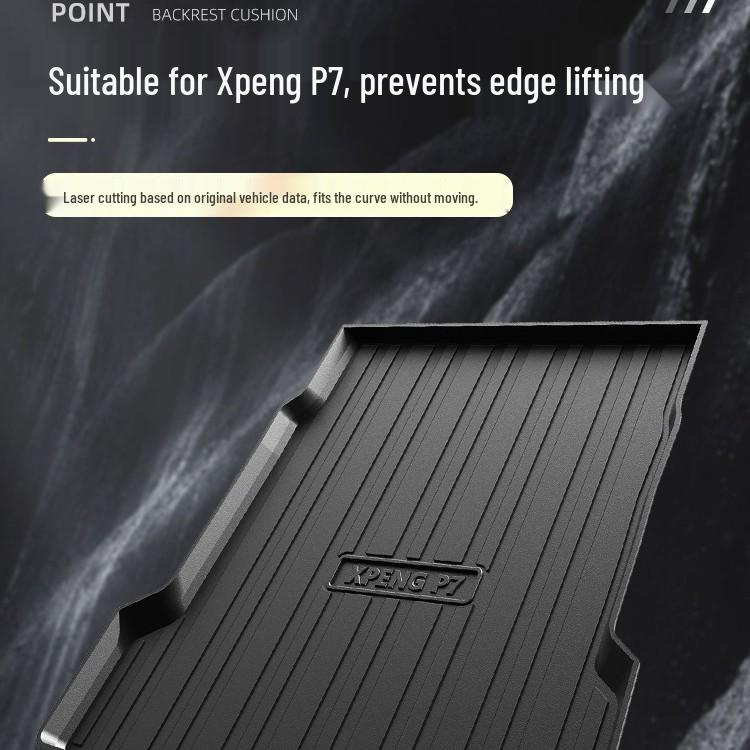2023 Xiaopeng P7 Trunk Mat & Tail Car Accessory Set for Interior Modification