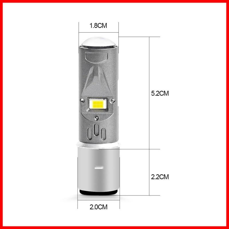 H4 BA20D P15D Motorcycle Headlight Bulb LED 1Pcs Super Bright Easy Install Fog Lamp for Motorcycle Touring Nighttime A8