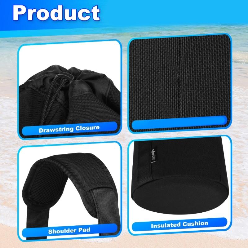 Strong Fire Pit Protective Bag Constructed from Thickened polyamide Includes Padded modifiable belt for Camping and Hiking excursions