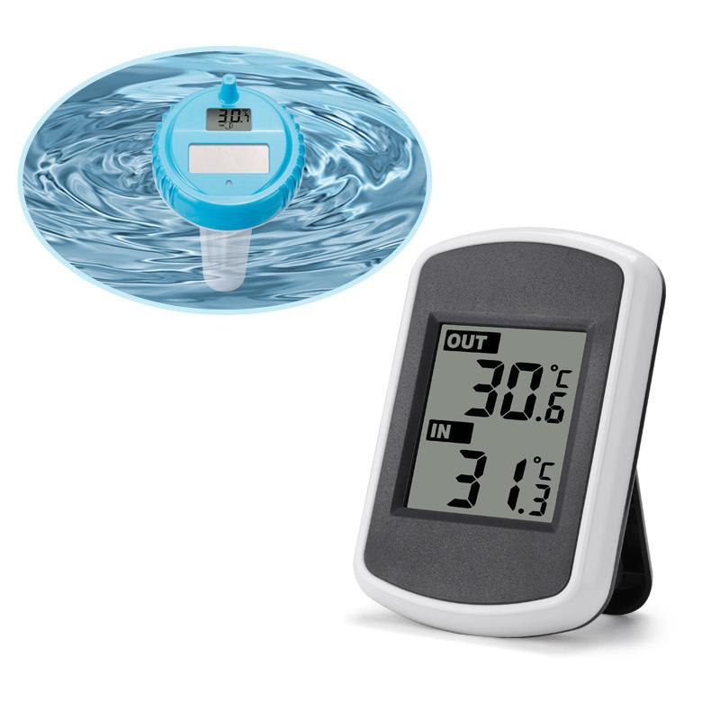 Floating Solar Wireless Thermometer Waterproof Swimming Pool Water Temperatur RE