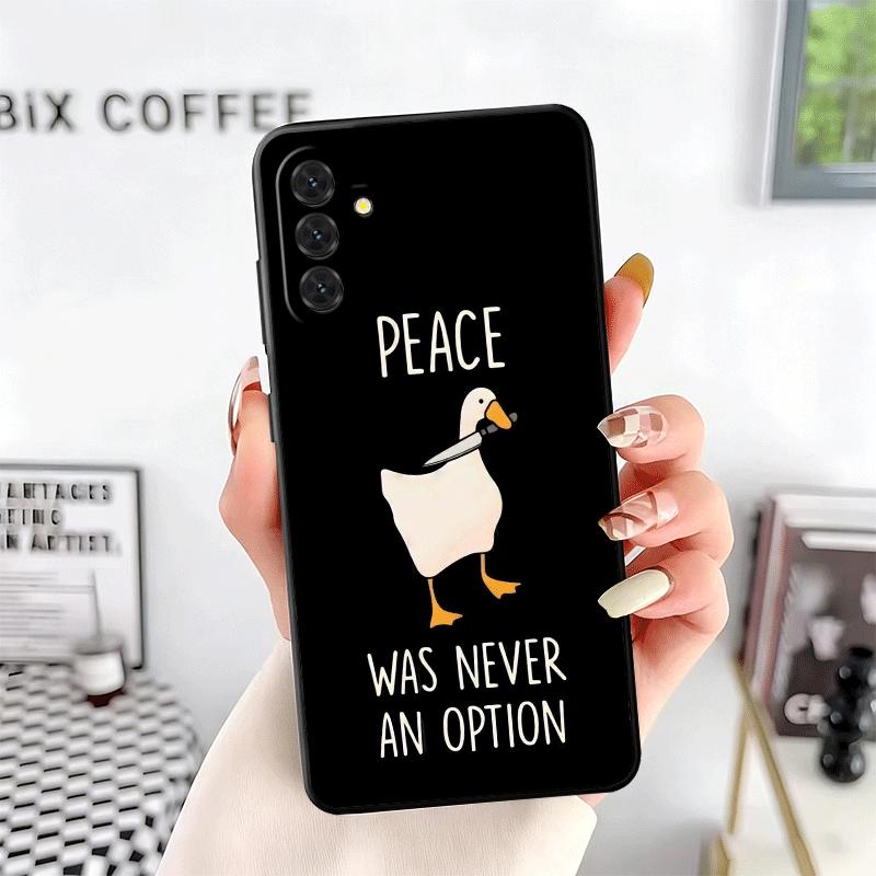 Funny Cartoon Goose Game Soft Phone Case for Samsung A17 A37 A57 A16 A26 A36 A56 A15 A25 A35 A55 A14 A24 A34 A54 A13 A23 A33 A53