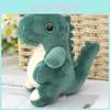 Adorable Cartoon Dinosaur Plush Keychain Soft Green Dino Stuffed Toy For Bags