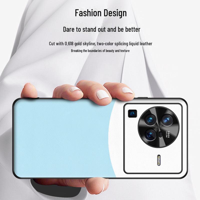 Protective Liquid Leather Case for Vivo X80 Pro Phone, Anti-fall and Anti-fouling Cover. Get Yours Now!