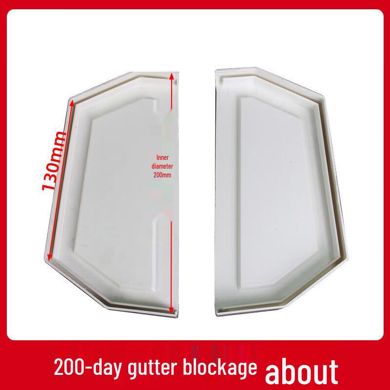 LANGZHIWEN PVC Gutter End Caps