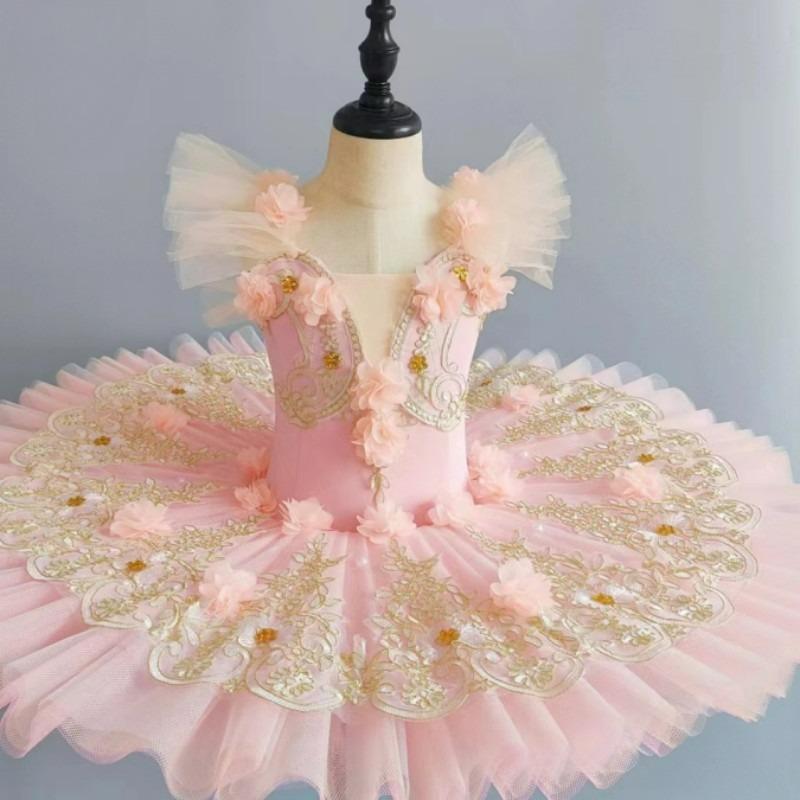 Children's Ballet Costumes, Costumes, Lace Fluffy Princess Dresses, Sweet Mesh, Girls' Ballet Costumes