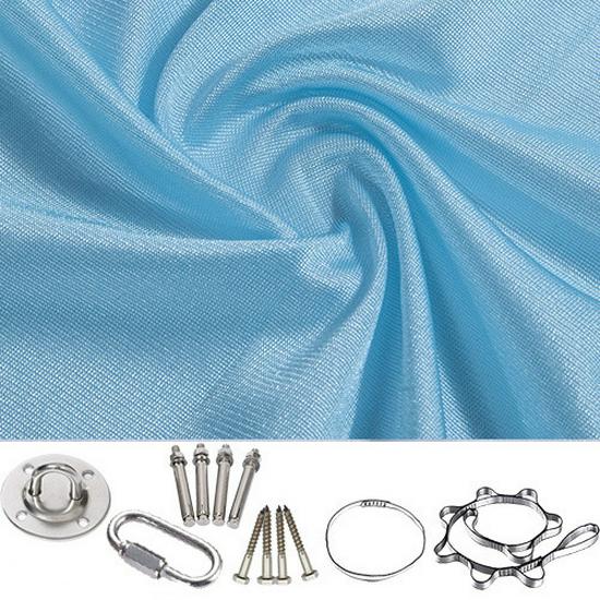 Elastic Sensory Swing: Indoor Hammock for Kids & Adults with Fixed Link Ring, Double Layer.