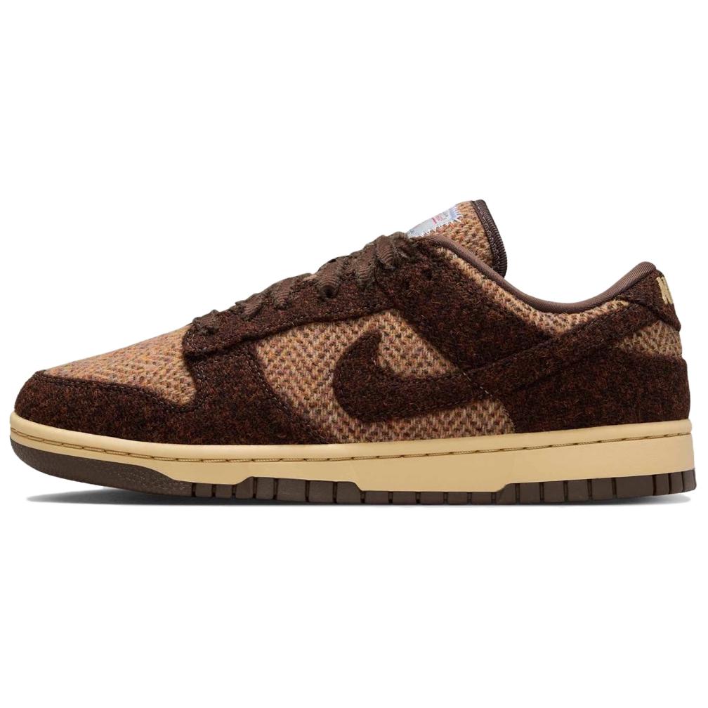 

Harris Tweed x Nike Dunk Low Sesame Женские Кроссовки Коричневый Violet-Mist Baroque-Brown IO0052-200 40.5