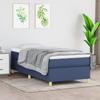 Vidaxl Bed Frame Without Mattress Blue 80X200 Cm Fabric