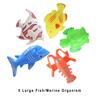 Interactive Bath Playset, Multi-Player Game With Magnetic Floating Toy, Ocean Sea Animals For Bathtub Pool Bathtime Learning, Unique Magnetic Fishing