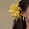 Lily Flower Hair Clip Plastic Flower Hair Claw For Women Girls Sweet Versatile Shark Clip Exquisite Hair Accessories