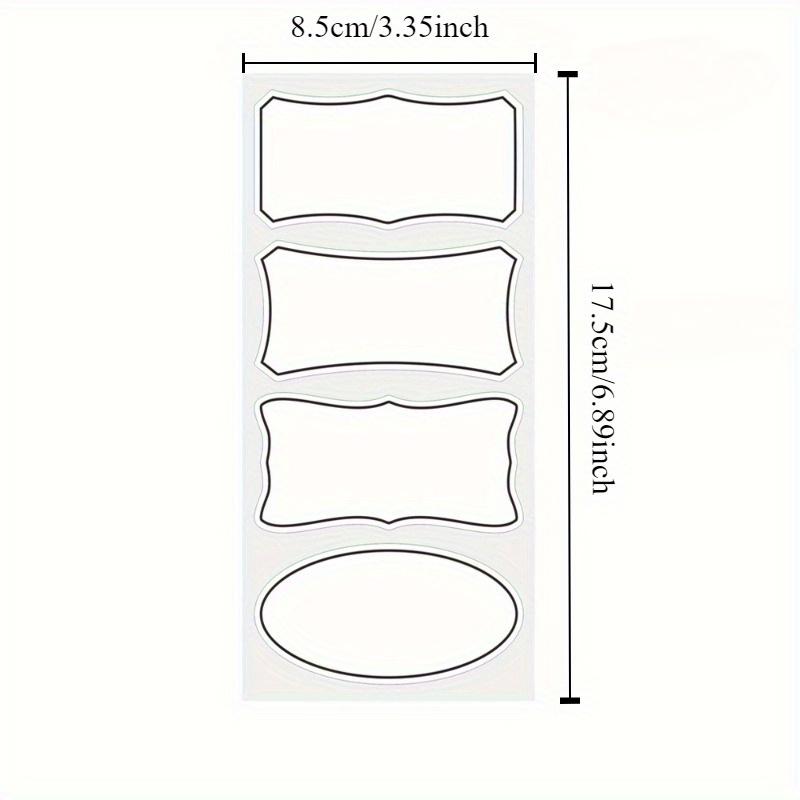 5pcs Removable Freezer Labels Easy Peel Off - Frozen Food Storage Labels That Leave No Sticky Residue After Use