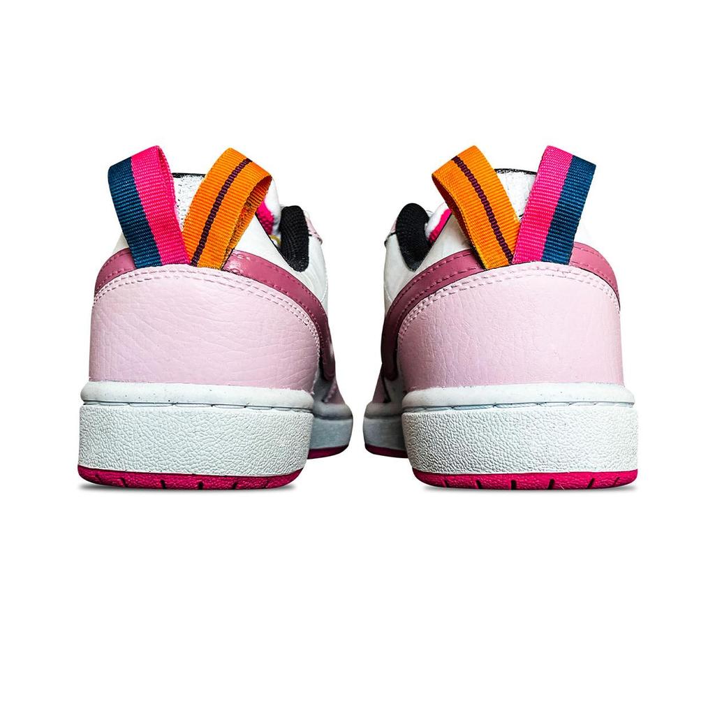 Nike Court Borough Synthetic Leather Lightweight Low top Skateboard Shoes Unisex DJ0040-100(team-1831)-Random packaging bags