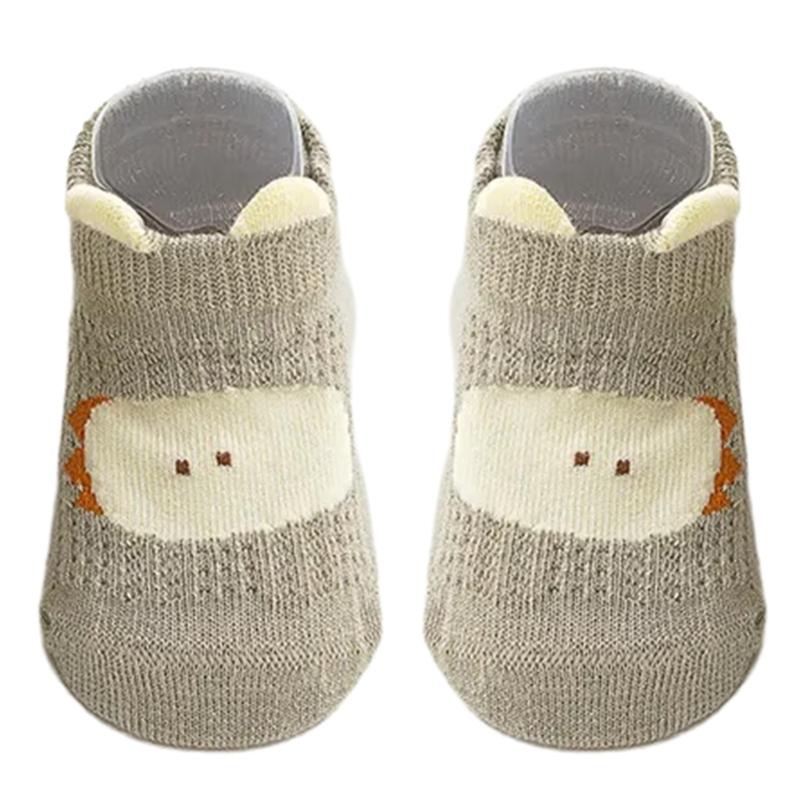 Baby Ankle Socks Spring Cotton Crew Socks Breathable Baby Infant Grip Sock High Elastic Socks for Girls Boys 0-5 Years M зелёный