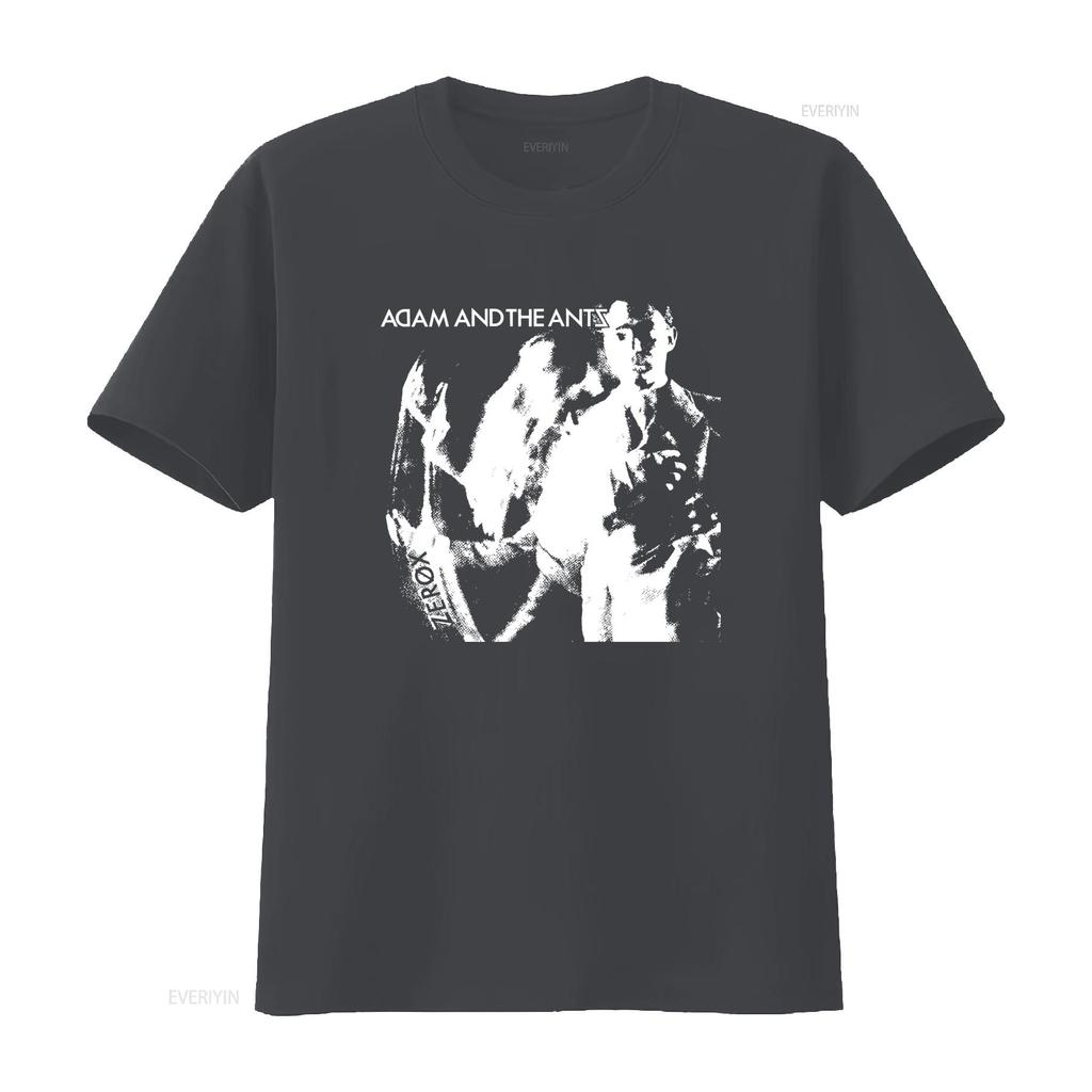Adam and the Ants Band Print T Shirt for Retro Rock Style Fashion Vintage Washed Graphic Comfortable Versatile Designer Clothes