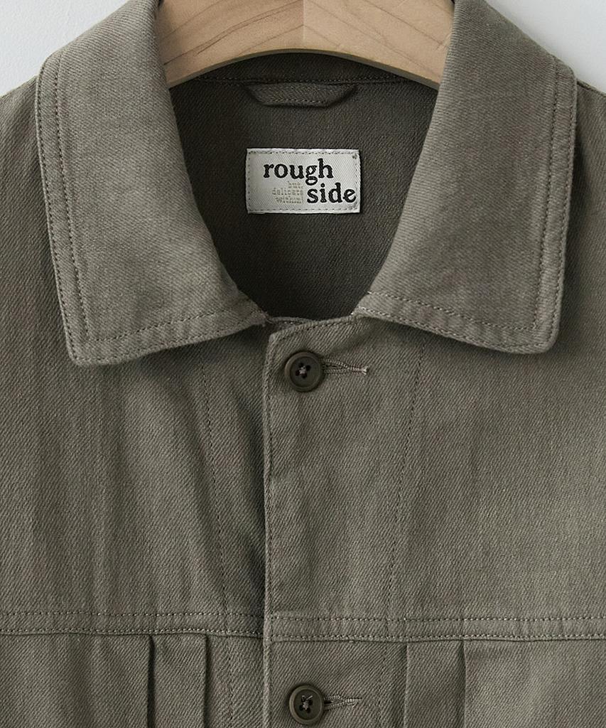 Leopeusaideu Trucker Half Shirt Jacket Mud