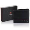 Pierre Cardin Ys605 8825 Small Leather Men' Wallet Black and Red