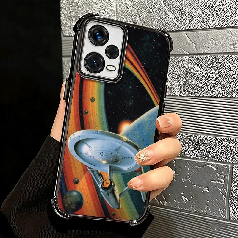 Star Movie T-Trek Soft Phone Case For Xiaomi Redmi Note 14 15 Pro Plus 13 12 11S 11T 5G 10 9S 9 Plating Anti-Fall Fundas
