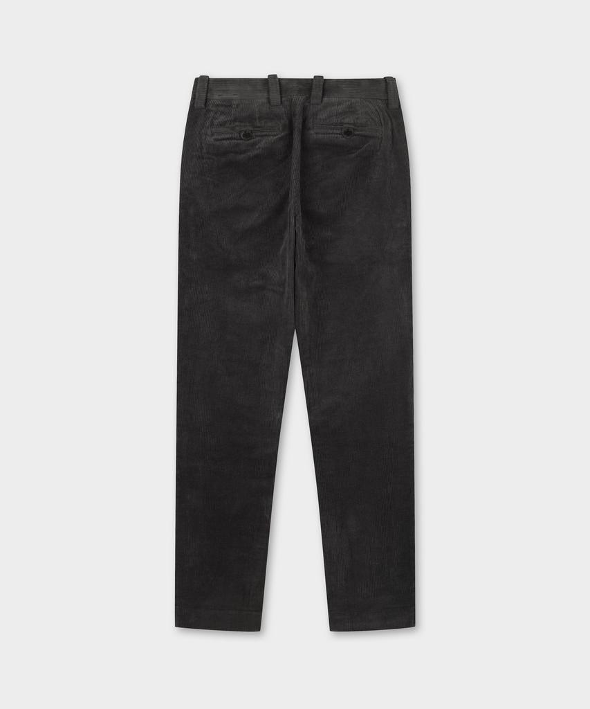 BROOKS BROTHERS Slim Fit 8W Corduroy Pants (Black) (Bbpcmnf402)