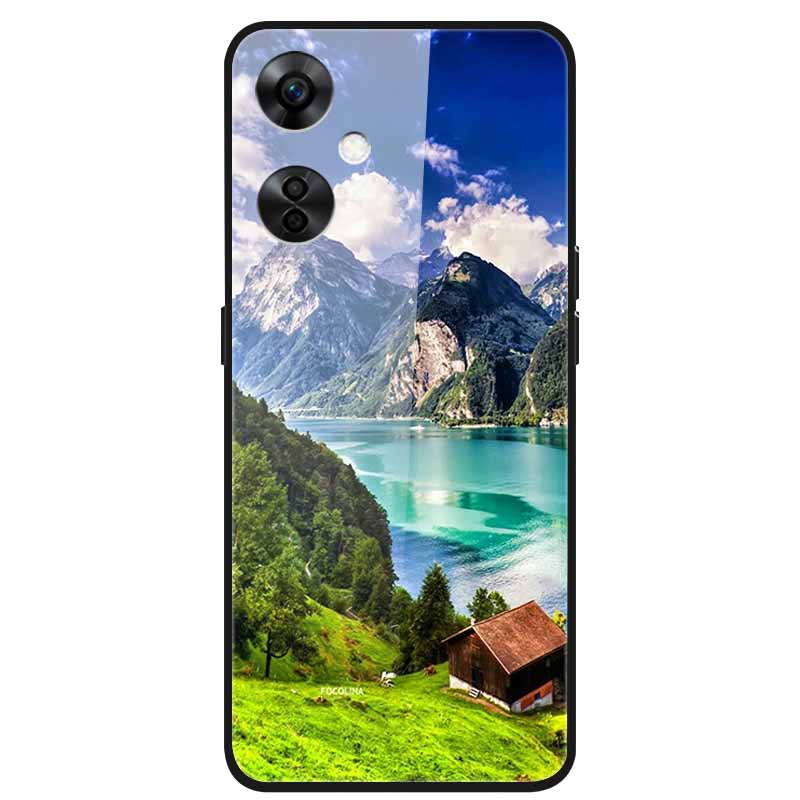 For One Plus Nord CE 3 Lite 5G Case N30 Tempered Glass Hard Back Cover for Oneplus Nord CE3 Lite N 30 Cases Bumper 3lite CE3Lite