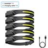 Induction LED Headlamp USB Rechargeable  COB Wide Beam Torch Head Flashlight Outdoor Portable Camping Fishing Headlight Lantern